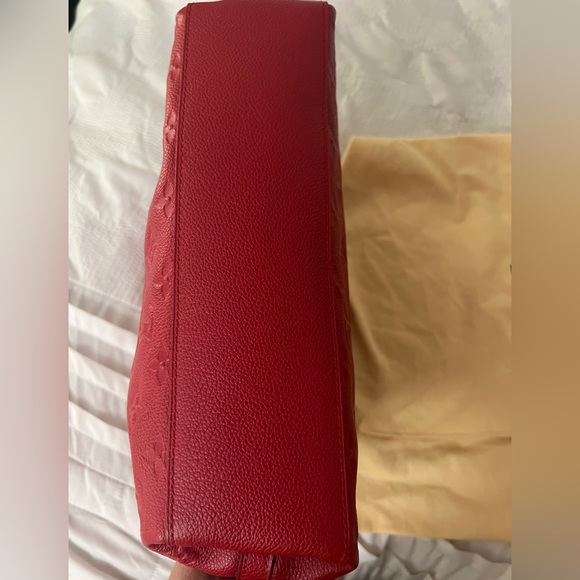 Louis Vuitton Monogram Empreinte Bastille MM- Red - Picture 10 of 12